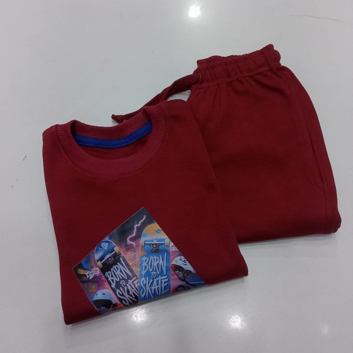 Maroon-Fine Interlock Tracksuits