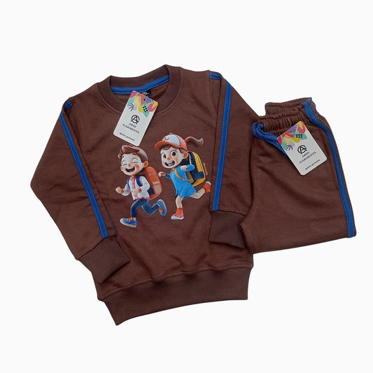 Minimie-Terry Cotton Tracksuits