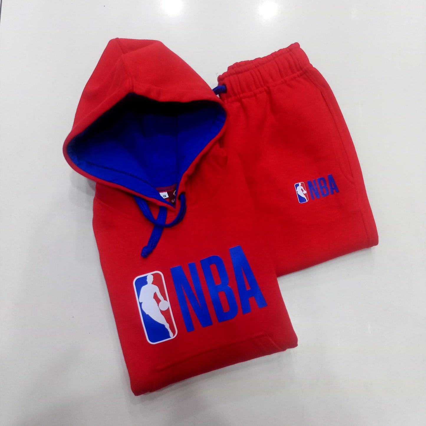 Red Hoodies Tracksuits
