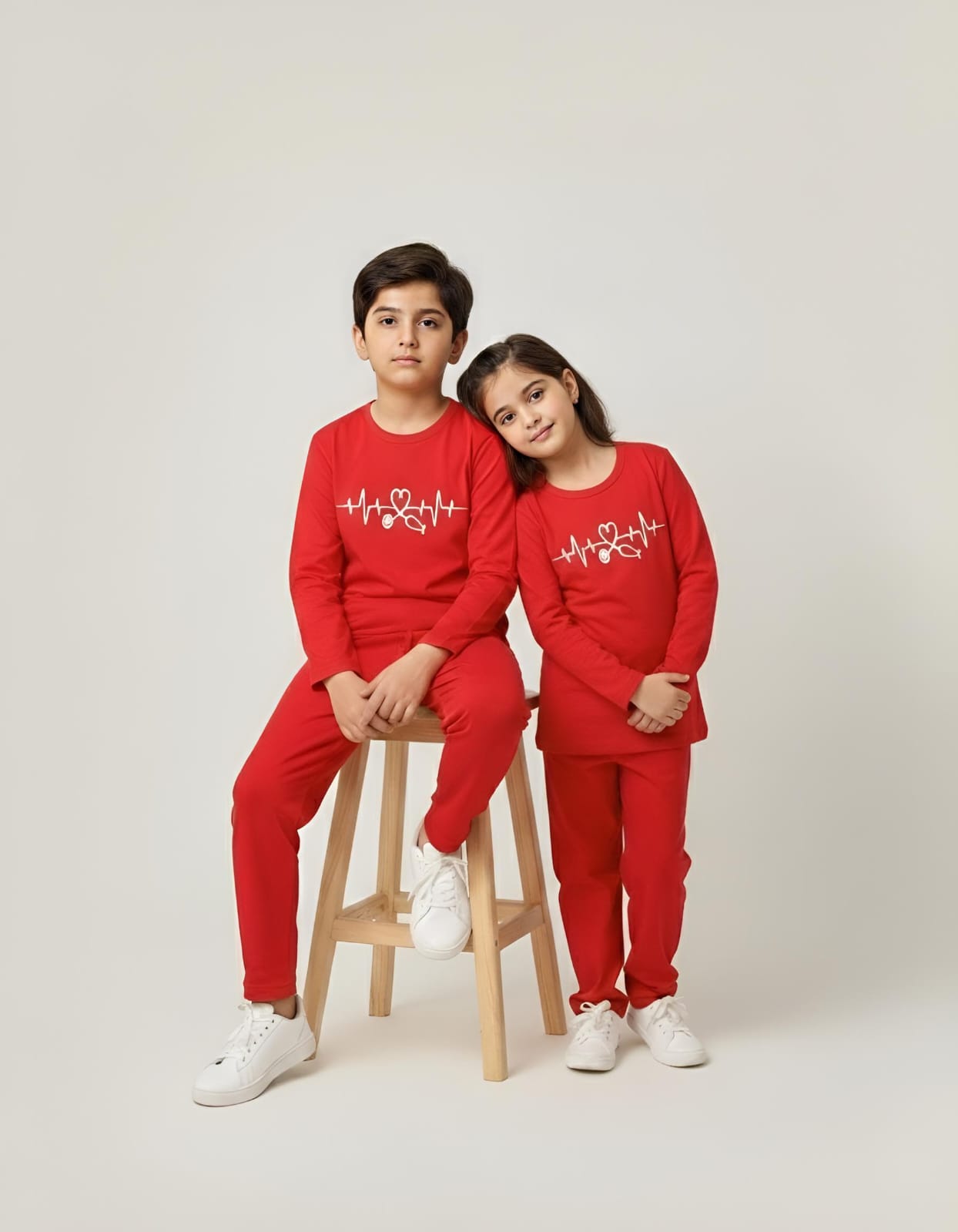 RED Soft Cotton Dress